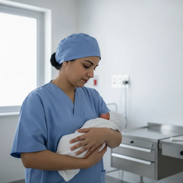 Midwife service in Hawr al 'Anz